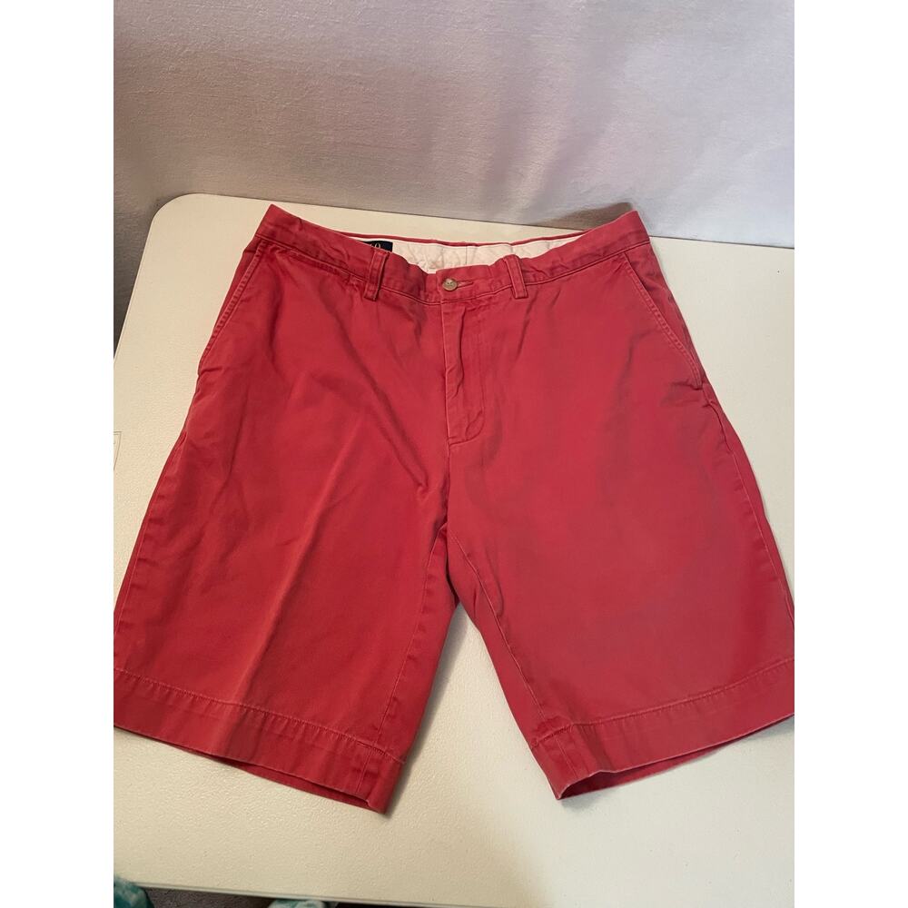 Polo by Ralph Lauren Mens faded red shorts‎ size 33 casual dress golf